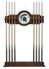 Michigan State University Solid Wood Cue Rack with a Chardonnay Finish