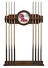 University of Mississippi Solid Wood Cue Rack with a Chardonnay Finish