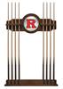 Rutgers Solid Wood Cue Rack with a Chardonnay Finish