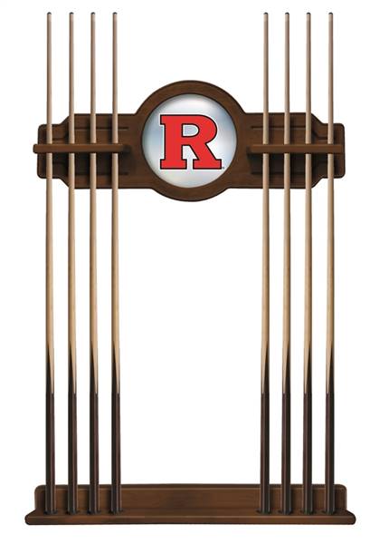 Rutgers Solid Wood Cue Rack with a Chardonnay Finish
