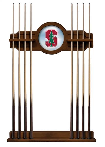 Stanford University Solid Wood Cue Rack with a Chardonnay Finish