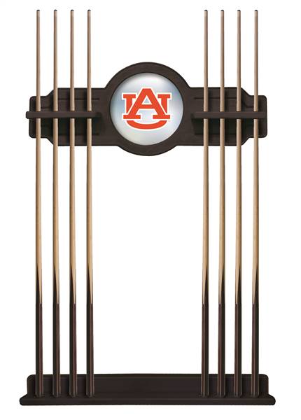 Auburn University Solid Wood Cue Rack with a English Tudor Finish