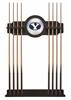 Brigham Young University Solid Wood Cue Rack with a English Tudor Finish