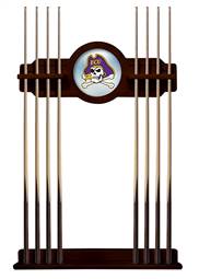 East Carolina University Solid Wood Cue Rack with a English Tudor Finish