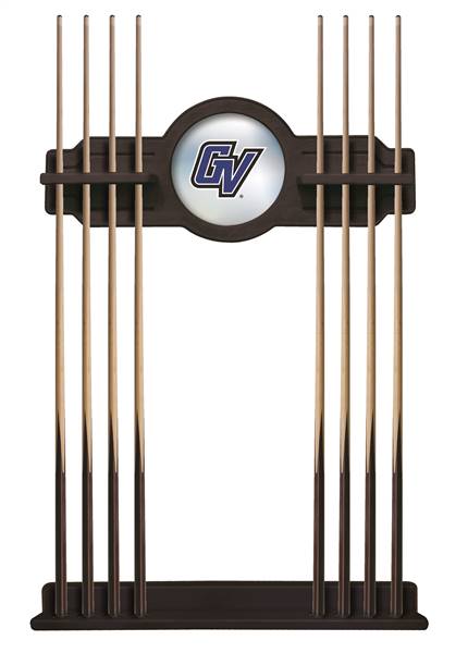 Grand Valley State University Solid Wood Cue Rack with a English Tudor Finish