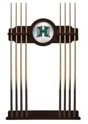 University of Hawaii Solid Wood Cue Rack with a English Tudor Finish