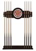 University of Louisiana at Lafayette Solid Wood Cue Rack with a English Tudor Finish