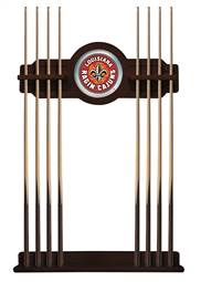 University of Louisiana at Lafayette Solid Wood Cue Rack with a English Tudor Finish