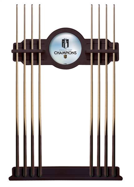 Vegas Golden Knights - 2023 Stanley Cup Champions Solid Wood Cue Rack English Tudor