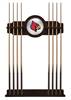University of Louisville Solid Wood Cue Rack with a English Tudor Finish