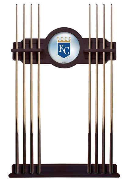 Kansas City Royals Solid Wood Cue Rack with a English Tudor Finish