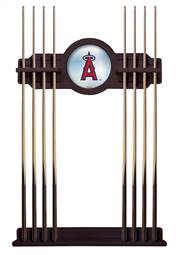 Los Angeles Angels Solid Wood Cue Rack with a English Tudor Finish