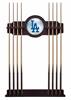 Los Angeles Dodgers Solid Wood Cue Rack with a English Tudor Finish