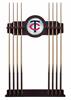 Minnesota Twins Solid Wood Cue Rack with a English Tudor Finish