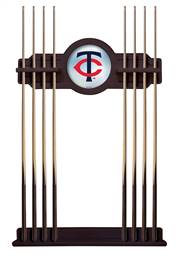 Minnesota Twins Solid Wood Cue Rack with a English Tudor Finish