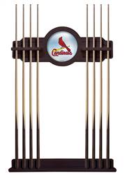 St. Louis Cardinals Solid Wood Cue Rack with a English Tudor Finish
