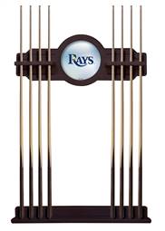 Tampa Bay Rays Solid Wood Cue Rack with a English Tudor Finish