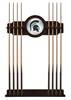 Michigan State University Solid Wood Cue Rack with a English Tudor Finish
