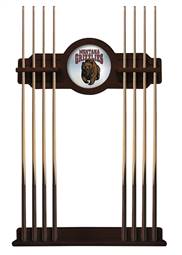 University of Montana Solid Wood Cue Rack with a English Tudor Finish
