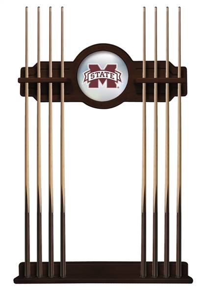Mississippi State University Solid Wood Cue Rack with a English Tudor Finish
