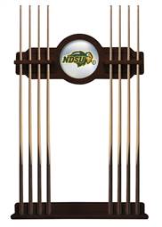 North Dakota State University Solid Wood Cue Rack with a English Tudor Finish