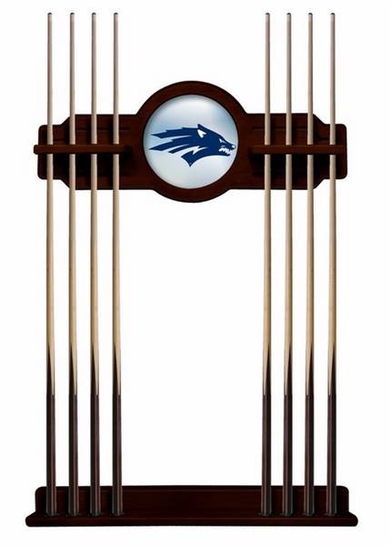 University of Nevada Solid Wood Cue Rack with a English Tudor Finish