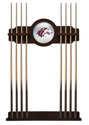 Southern Illinois University Solid Wood Cue Rack with a English Tudor Finish