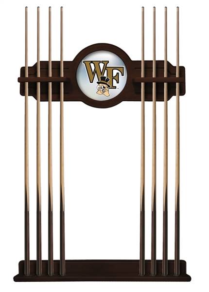 Wake Forest University Solid Wood Cue Rack with a English Tudor Finish