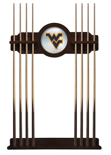 West Virginia University Solid Wood Cue Rack with a English Tudor Finish