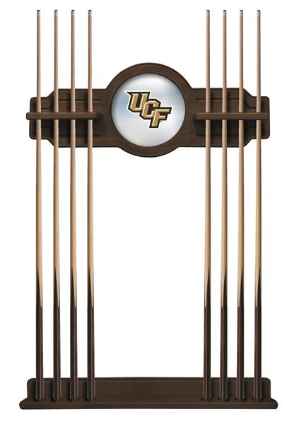 University of Central Florida Solid Wood Cue Rack with a Navajo Finish