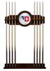 University of Dayton Solid Wood Cue Rack with a Navajo Finish