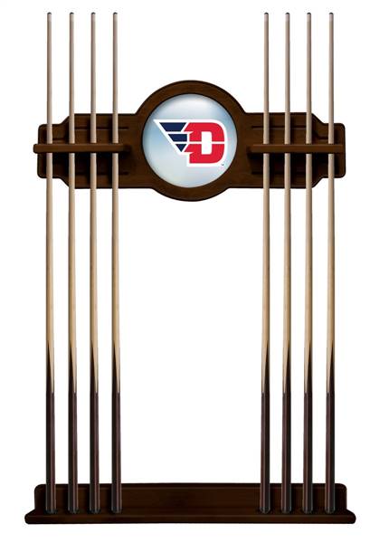 University of Dayton Solid Wood Cue Rack with a Navajo Finish