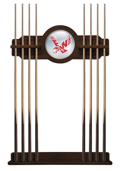 Eastern Washington University Solid Wood Cue Rack with a Navajo Finish