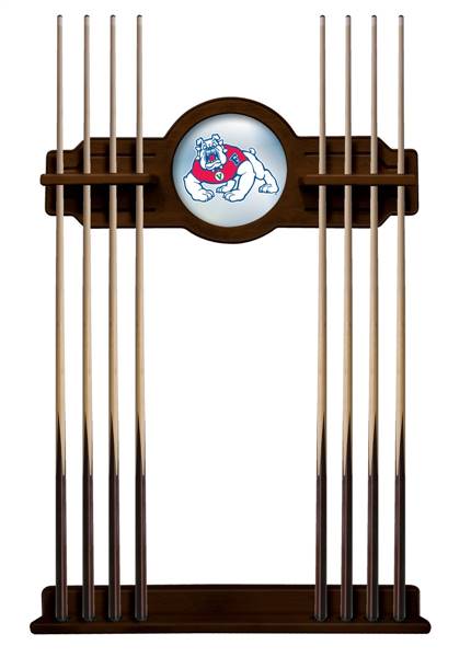 Fresno State University Solid Wood Cue Rack with a Navajo Finish