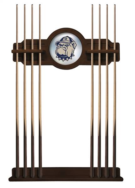 Georgetown University Solid Wood Cue Rack with a Navajo Finish