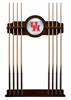 University of Houston Solid Wood Cue Rack with a Navajo Finish