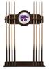 Kansas State University Solid Wood Cue Rack with a Navajo Finish