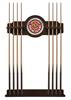 University of Louisiana at Lafayette Solid Wood Cue Rack with a Navajo Finish