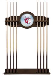 Cleveland Guardians Solid Wood Cue Rack with a Navajo Finish