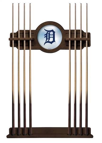 Detroit Tigers Solid Wood Cue Rack with a Navajo Finish