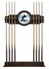 Miami Marlins Solid Wood Cue Rack with a Navajo Finish