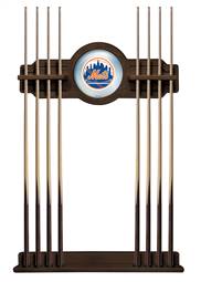 New York Mets Solid Wood Cue Rack with a Navajo Finish