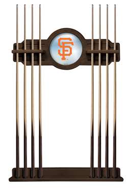 San Francisco Giants Solid Wood Cue Rack with a Navajo Finish