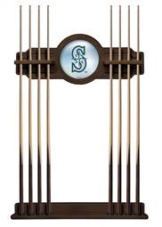 Seattle Mariners Solid Wood Cue Rack with a Navajo Finish