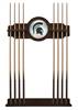 Michigan State University Solid Wood Cue Rack with a Navajo Finish