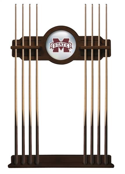 Mississippi State University Solid Wood Cue Rack with a Navajo Finish