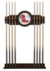 University of Mississippi Solid Wood Cue Rack with a Navajo Finish