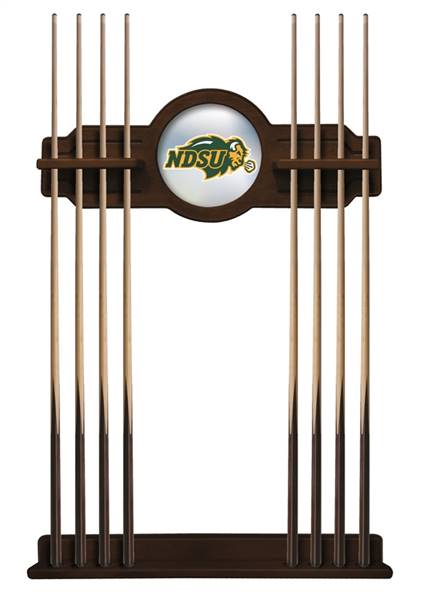 North Dakota State University Solid Wood Cue Rack with a Navajo Finish