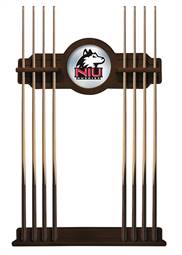 University of Northern Illinois Solid Wood Cue Rack with a Navajo Finish