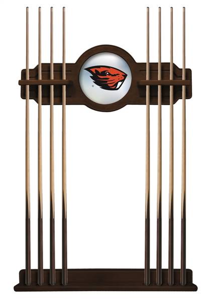 Oregon State University Solid Wood Cue Rack with a Navajo Finish
